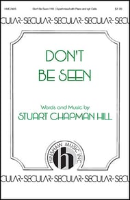 Don't Be Seen Three-Part Mixed choral sheet music cover Thumbnail